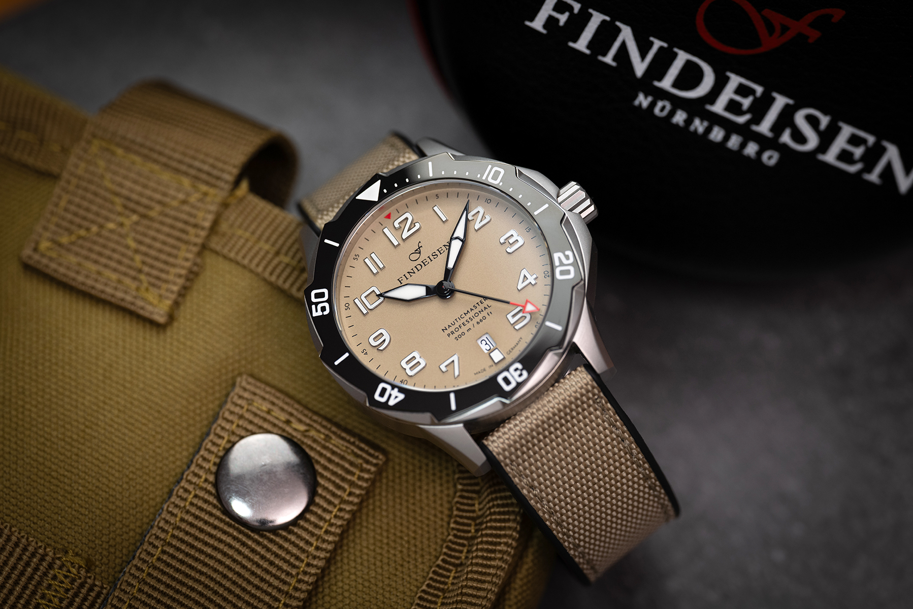 Findeisen NauticMaster Field Diver Khaki DLC